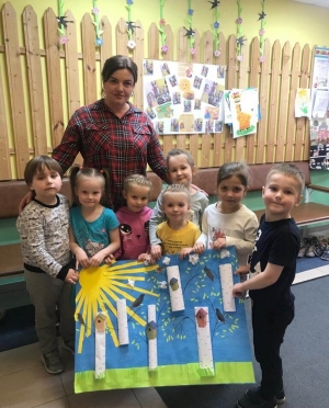 КОЛЛЕКТИВНАЯ РАБОТА «ВЕСНА» СРЕДНЯЯ ГРУППА